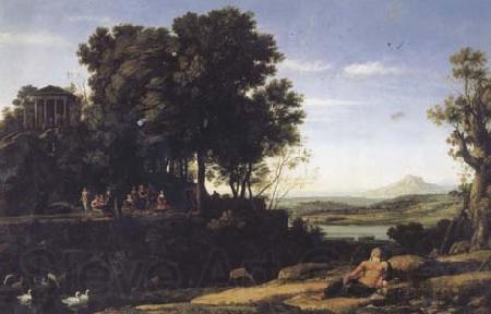 Claude Lorrain Landscape with Apollo and the Muses (mk17) Spain oil painting art
